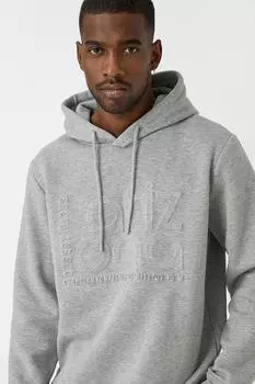 Мужская серая толстовка Koton, серый