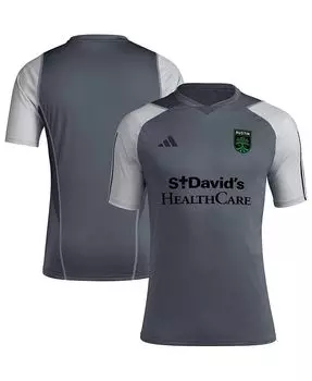 Мужская серая тренировочная майка Austin FC 2023 adidas, серый