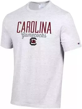Мужская серая винтажная футболка из джерси Champion South Carolina Gamecocks