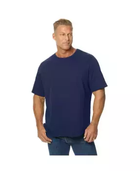 Мужская серебристая охлаждающая водолазка KingSize, синий