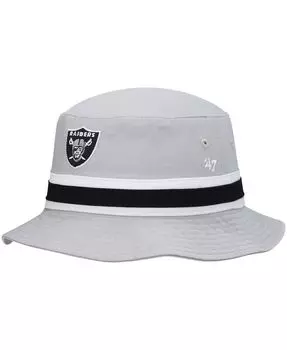 Мужская серебряная панама в полоску Las Vegas Raiders '47 Brand