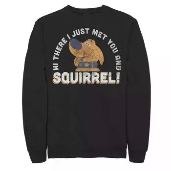 Мужская серия Disney/Pixar UP Dug Just Met and SQUIRREL! Фуфайка Licensed Character