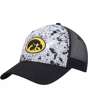 Мужская серо-черная кепка Iowa Hawkeyes Love Fern Trucker Snapback Colosseum, серый