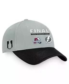 Мужская серо-черная регулируемая кепка Snapback для финального матча Кубка Стэнли 2022 против «Колорадо Эвеланш» и «Тампа-Бэй Лайтнинг» Fanatics, белый