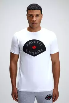 Мужская сетчатая футболка botticini Zavetti Canada, белый