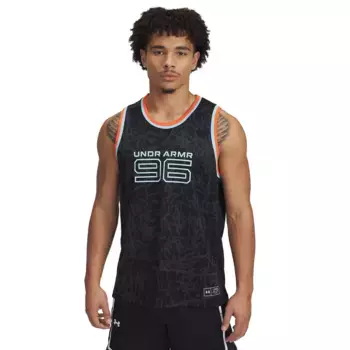 Мужская сетчатая майка с принтом Zone Pro Under Armour, чёрный