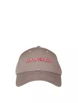 Мужская шапка A Paper Kid КОРИЧНЕВАЯ S3PKUABC012180, серый