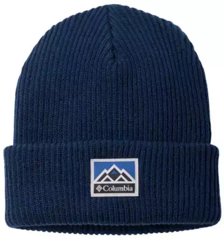Мужская шапка-бини Columbia Whirlibird с манжетами, цвет Col Navy/Mtn Blu Mrld/Mtn