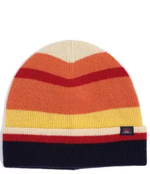 Мужская шапка-бини Faherty в разноцветную полоску, оранжевый