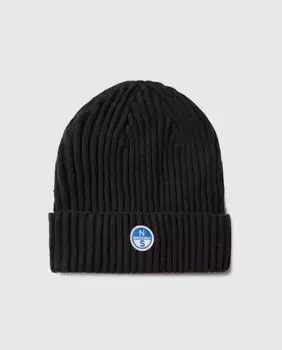 Мужская шапка-бини в рубчик North Sails, тёмно-синий