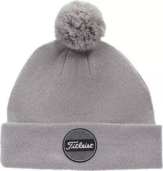 Мужская шапка для гольфа с помпонами Titleist Boardwalk, серый