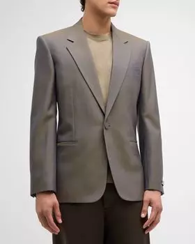 Мужская шерстяная куртка-перевертыш в строгом стиле Burberry, цвет Sand/Knight