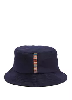 Мужская шерстяная панама темно-синего цвета Paul Smith