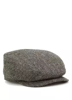 Мужская шерстяная шапка антрацитового цвета Stetson, серый