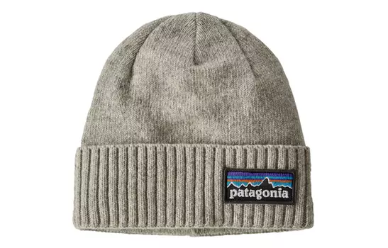 Мужская шерстяная шапка разных цветов Patagonia, OGLC/Pure Gray