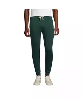 Мужская школьная форма, спортивные штаны для бега для взрослых Lands' End, зеленый