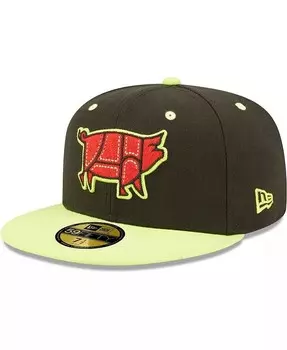 Мужская шляпа черного и зеленого цвета Chicharrones de Columbia Copa De La Diversion 59FIFTY New Era, черный