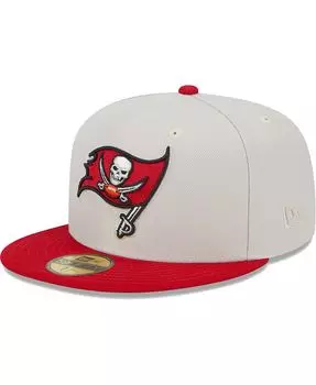 Мужская шляпа цвета хаки, красного цвета Tampa Bay Buccaneers Super Bowl Champions 59FIFTY. New Era