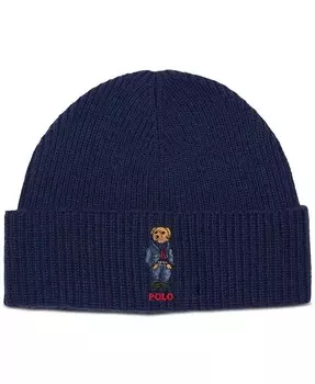 Мужская шляпа-манжета с вышивкой в виде медведя Polo Ralph Lauren, красный