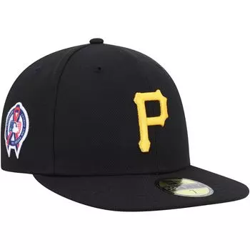 Мужская шляпа New Era Black Pittsburgh Pirates 9/11 с нашивкой в память о Мемориале 11 сентября 59FIFTY Облегающая шляпа