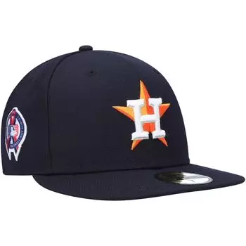 Мужская шляпа New Era Navy Houston Astros с мемориальной нашивкой в честь 9/11 59FIFTY