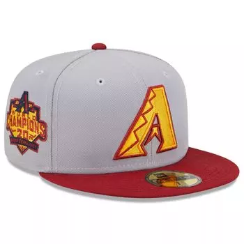 Мужская шляпа New Era темно-синего/золотого цвета с логотипом 60-летия Los Angeles Dodgers 59FIFTY