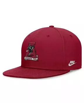 Мужская шляпа приталенного кроя Crimson Alabama Crimson Tide Legacy True Fit Nike, красный
