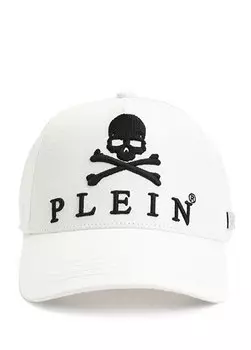 Мужская шляпа с белым логотипом Philipp Plein