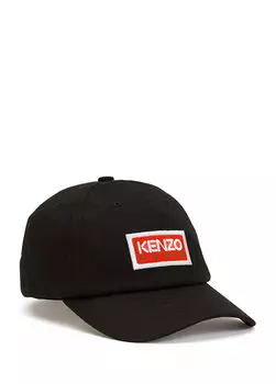 Мужская шляпа с черным логотипом Kenzo