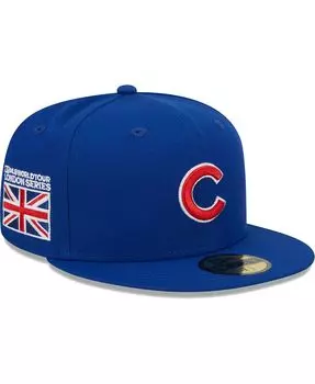 Мужская шляпа с флагом Royal Chicago Cubs 2023 MLB World Tour: London Series 59FIFTY New Era