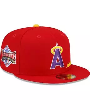 Мужская шляпа x Just Don Red Los Angeles Angels 1989 MLB All-Star Game 59FIFTY. New Era