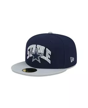 Мужская шляпа X Staple темно-серая Dallas Cowboys Pigeon 59Fifty Fitted Hat New Era