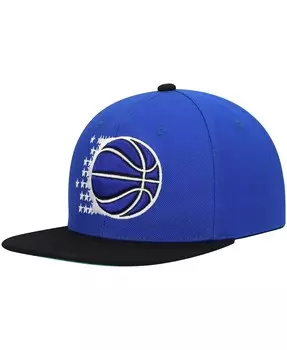 Мужская сине-черная кепка Orlando Magic Hardwood Classics Team Two-Tone 2.0 Snapback Mitchell & Ness