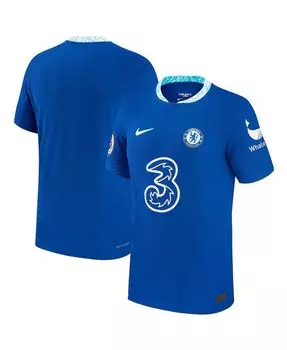 Мужская синяя футболка chelsea 2022/23 home authentic jersey Nike, синий