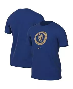 Мужская синяя футболка Chelsea Crest Nike