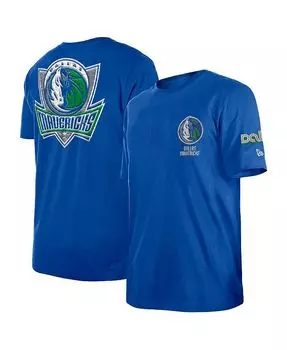 Мужская синяя футболка Dallas Mavericks 2022/23 City Edition Elite Pack New Era, синий
