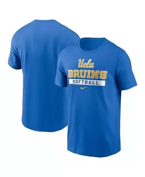 Мужская синяя футболка для софтбола UCLA Bruins Nike, синий