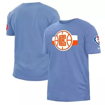 Мужская синяя футболка из матового джерси LA Clippers 2021/22 City Edition New Era