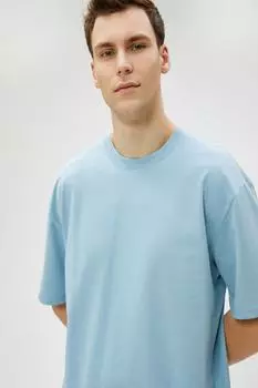 Мужская синяя футболка Koton, синий