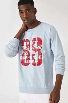 Мужская синяя футболка Koton, синий