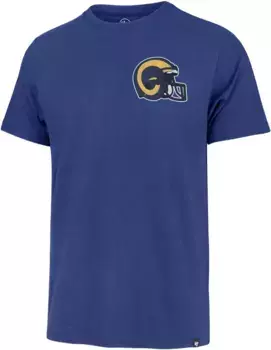 Мужская синяя футболка Los Angeles Rams Back 2 Back '47