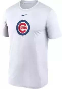 Мужская синяя футболка Nike Chicago Cubs с логотипом Fuse Legend