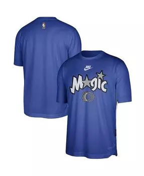 Мужская синяя футболка Orlando Magic Hardwood Classics 2023/24 Classic Edition Performance Pregame Shooting Nike, синий