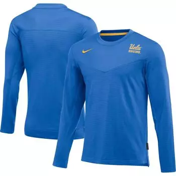 Мужская синяя футболка с длинным рукавом UCLA Bruins Game Day Sideline Performance Nike