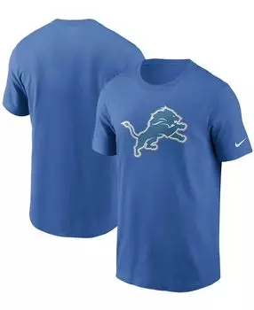 Мужская синяя футболка с логотипом detroit lions primary Nike, синий