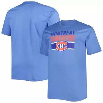 Мужская синяя футболка с логотипом Montreal Canadiens Big & Tall Special Edition 2.0 Fanatics