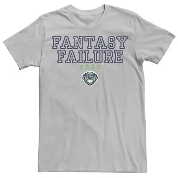 Мужская синяя футболка с текстовым логотипом ESPN Fantasy Fail Licensed Character