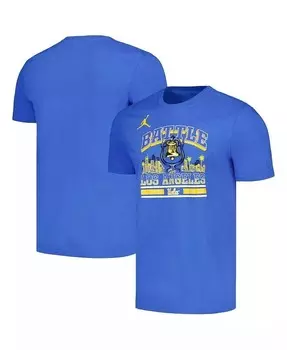 Мужская синяя футболка UCLA Bruins vs. USC Trojans Rivalry Jordan, синий