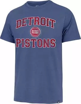 Мужская синяя футболка Union Arch '47 Detroit Pistons
