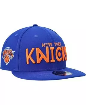 Мужская синяя кепка New York Knicks Rocker 9FIFTY Snapback New Era, синий